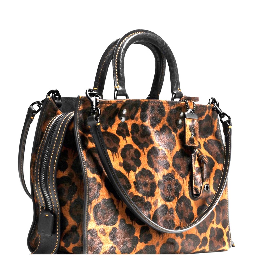 ‼️SOLD‼️COACH 1941 Rogue Haircalf Wild Beast Tote